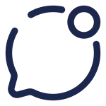 Chat Round Unread SVG Icon